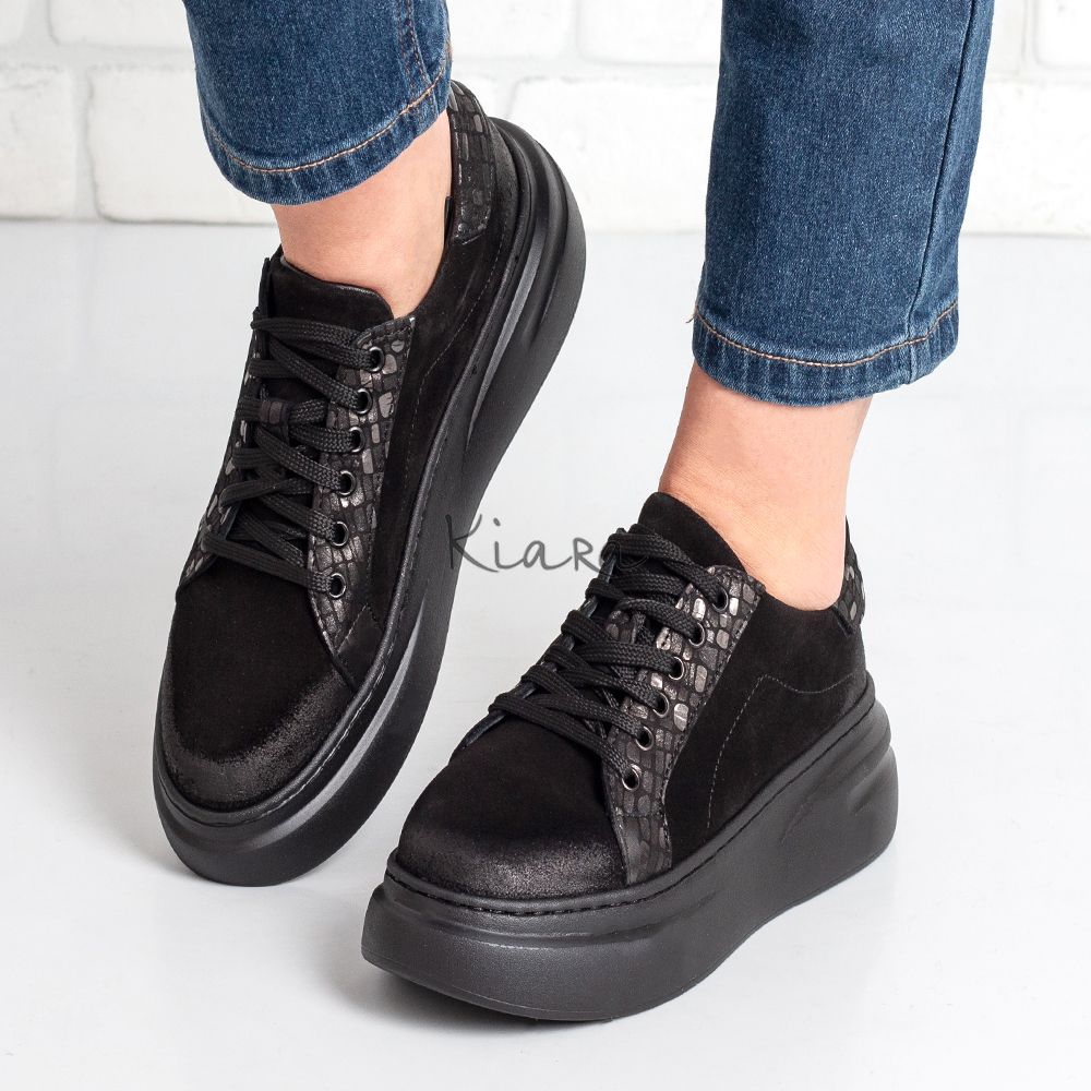 Дамски кецове в черно Дамски кецове в черно