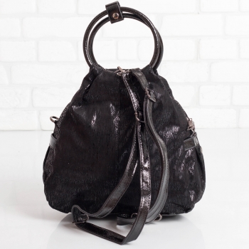 Дамска чанта-раница в черно