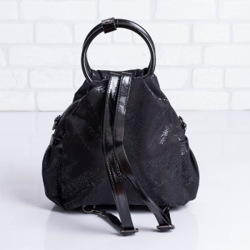 Дамска чанта-раница в черно