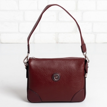 Дамска чанта в бордо