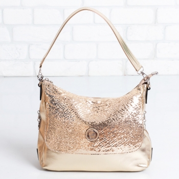 Дамска чанта в златно