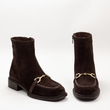 Дамски боти в кафяво