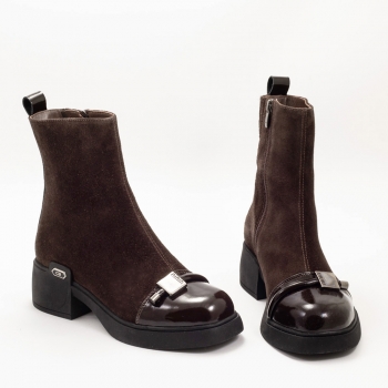 Дамски боти в кафяво