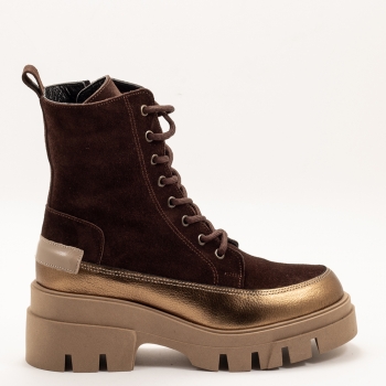 Дамски боти в кафяво