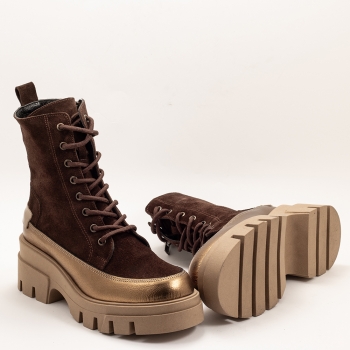 Дамски боти в кафяво