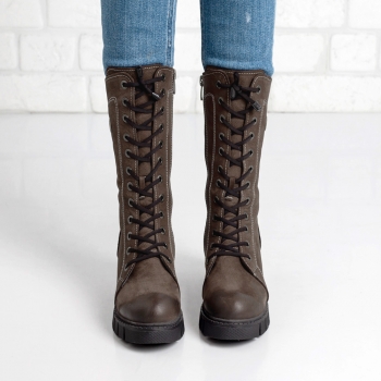 Дамски боти в кафяво