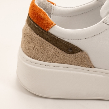 Дамски кецове в бяло и оранжево