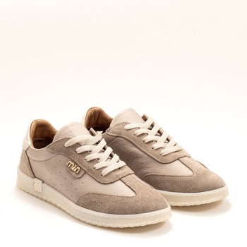 Дамски кецове в тъмно бежово