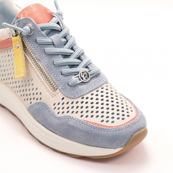 Дамски маратонки CARMELA в бежово и синьо