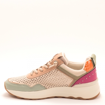 Дамски маратонки CARMELA в бежово и зелено