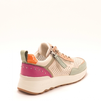 Дамски маратонки CARMELA в бежово и зелено