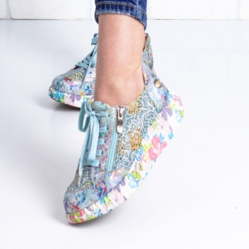 Дамски маратонки LAURA VITA в синьо