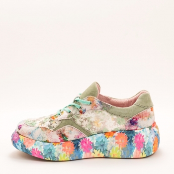 Дамски маратонки LAURA VITA в светло зелено