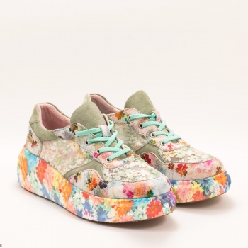 Дамски маратонки LAURA VITA в светло зелено