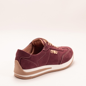 Дамски маратонки в бордо