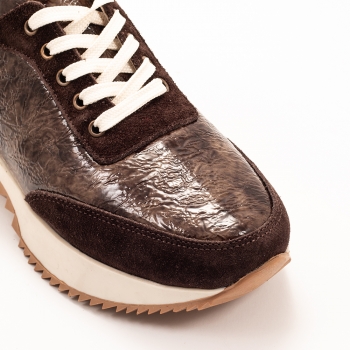 Дамски маратонки в кафяво