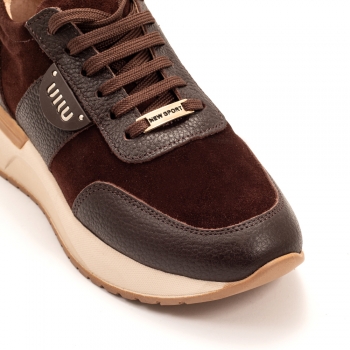 Дамски маратонки в кафяво