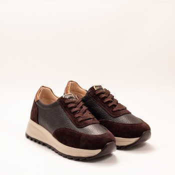 Дамски маратонки в кафяво