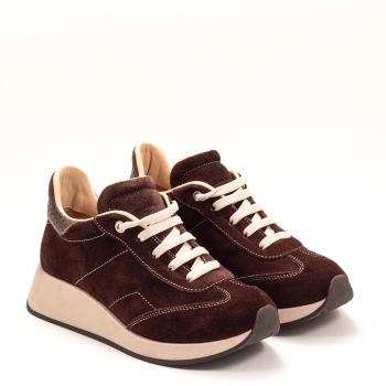 Дамски маратонки в кафяво