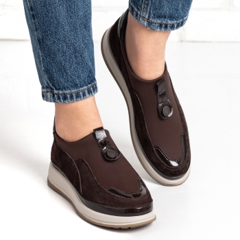 Дамски маратонки в кафяво