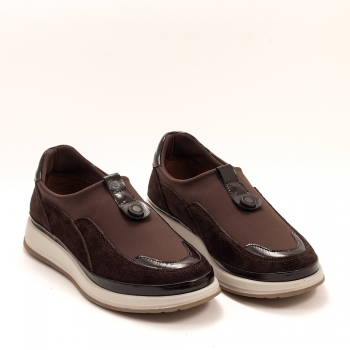 Дамски маратонки в кафяво