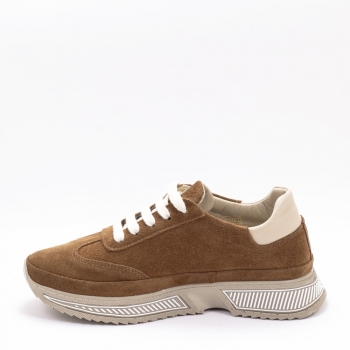 Дамски маратонки в камел и бежово