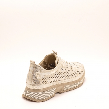 Дамски маратонки в златисто