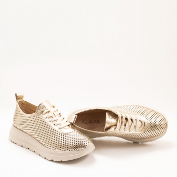 Дамски маратонки в златно