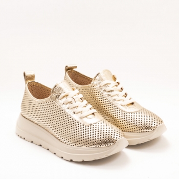 Дамски маратонки в златно