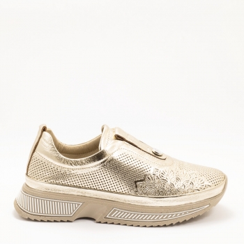 Дамски маратонки в златно