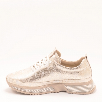 Дамски маратонки в златно