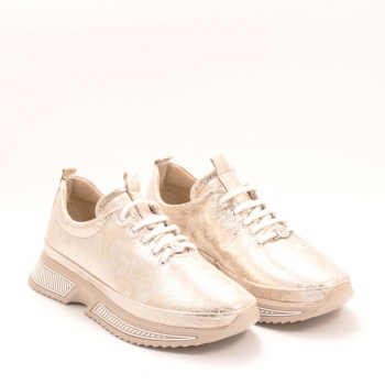 Дамски маратонки в златно