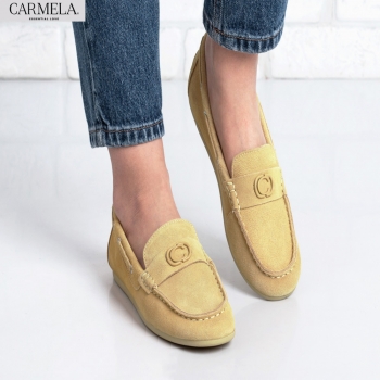 Дамски мокасини CARMELA в жълто