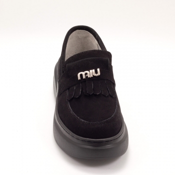 Дамски мокасини в черно