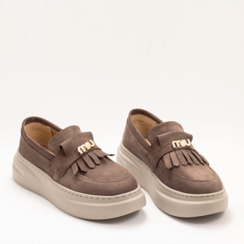 Дамски мокасини в кафяво