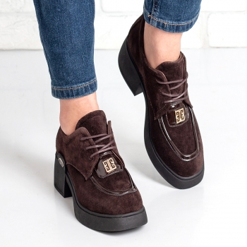 Дамски обувки в кафяво