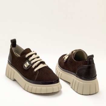 Дамски обувки в кафяво