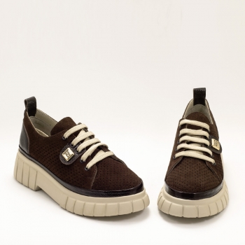 Дамски обувки в кафяво