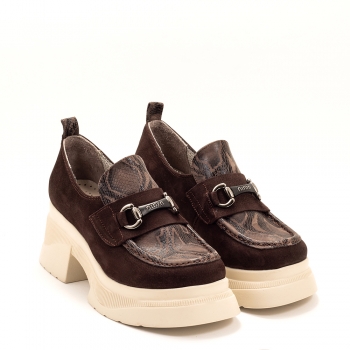 Дамски обувки в кафяво