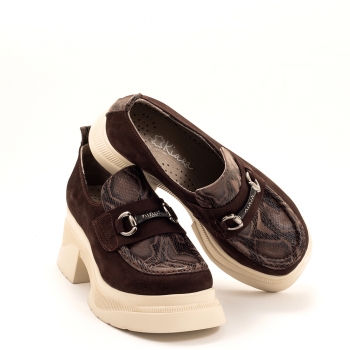 Дамски обувки в кафяво