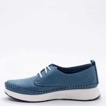 Дамски обувки в светло синьо