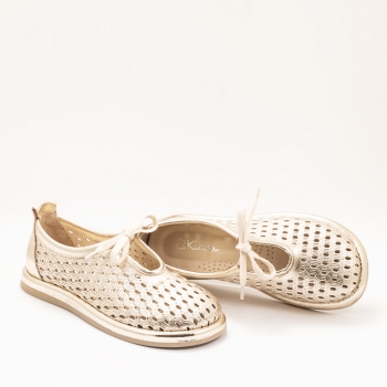 Дамски обувки в зластисто